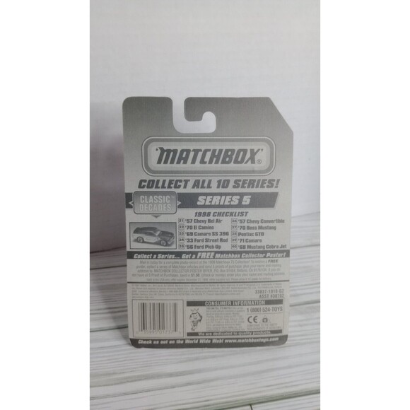 2001 Mattel Hot Wheels '68 Chevrolet EL Camino Red/White/Blue Stars/Flames #082 - Picture 6 of 6